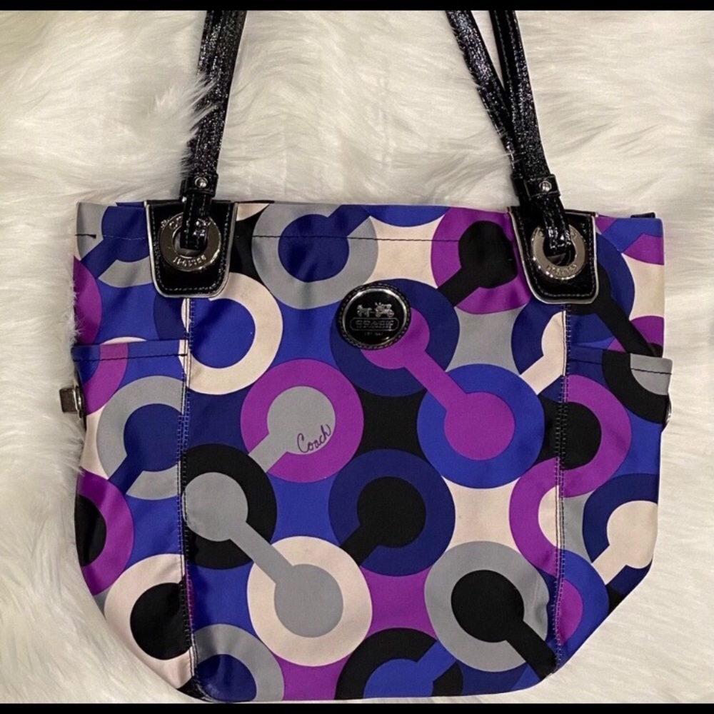 Coach signature purse